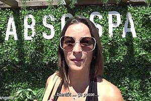 Kyara Nyx Shows Off Swinger Club In France.