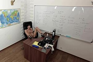 The guard recorded on HIDDEN CAMERA how I MASTURBATE and shared it