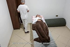 doctor filling patient's ass with cum 😈