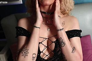 blonde college girl unleashes the heat