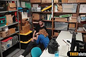 Busty milf officer, satisfy me with muff diving at work?