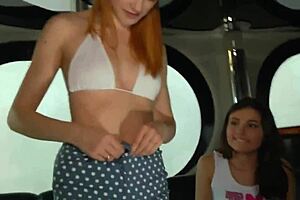 girls gone wild with two teen lesbians causing trouble