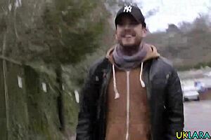 Stockings milf gets jizzed ass in doggystyle?