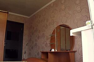 Neighbor Watches Chubby Milf Through Open Window with Big Natural Tits