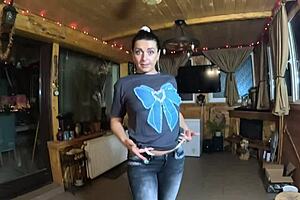 face-fucking and cum play while wearing tight jeans preview