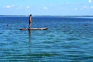 Mature amateurs enjoy outdoor kayaking adventure number three