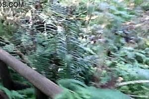 Passionate sex in Eden's garden, hearts racing as we nearly get caught.