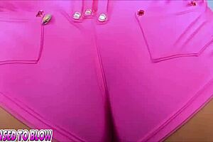 Licensed to blow - beauty with juicy booty fucked nicely