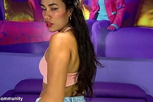 this is luna, the new latina milf with big natural tits on live