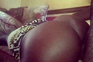 amateur milf bends over for doggy style cum and squirting on big ass