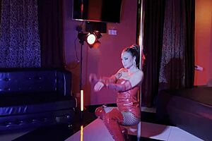 Horny stripper Monika Fox does anal with big toys