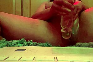 Sexy milf craves cock, pleasures herself with dildo