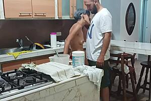 Caught my stepsister dancing sexy in kitchen, what happens next?