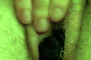 Curvy Maid Masturbates with Dildo Close Up