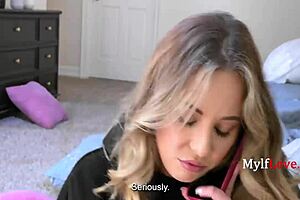 Skinny milf in costume says, 'I love elder wands in this Potter parody.'