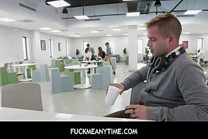 Petite 18+ Vixen Freya Von Doom Gets Clothes Ripped And Pink Pussy Drilled By Perv Stud.