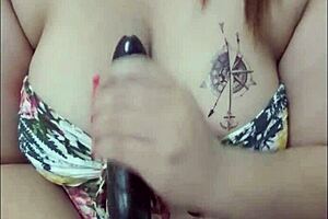 viral asian student sucks big eggplant in homemade video with mommy