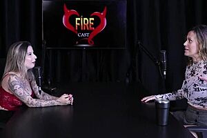 Angelica Morango Explores Body in Sheer Red Lingerie