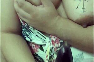 viral asian student sucks big eggplant in homemade video with mommy