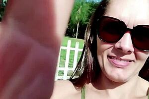 Hot Married Woman Blows Farm Doorman Then Fucks Him At Home