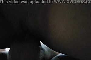 How delicious my stepmother's whore moans during tight pussy fucking