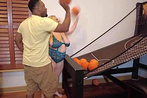 Big Titty Blonde BBW Stella Daniels Gets BBC in the Gameroom 😍