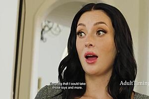 prude milf lauren phillips turns babe charlotte sins into anal fiend