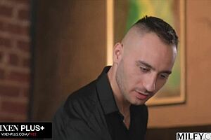 Abby Rose and Aderes Quin can't stop squirting in milfy action!