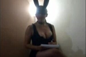 milf alejita shows big tits and ass for ecuador fans 😍