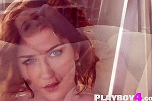 big ass milf skye blue gets naked, exposing her sweet body after a hot striptease session for playboy, clothes ripped off