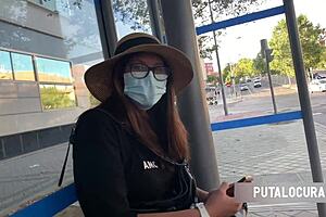 Does Camila Bow swallow Torbe's cum after getting caught?