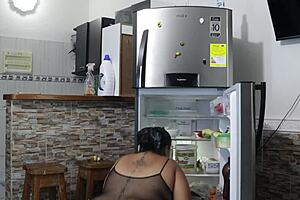 Follando En La Cocina Sexo Caliente Con Mi Vecino