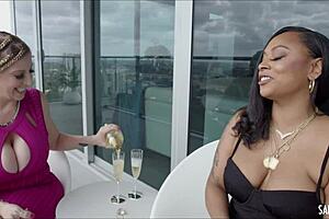 sexy lily starfire gets her big tits sucked and pussy licked