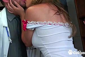 i saw sexy nurse Charisma Cappelli bangin' the doctor dong so hard