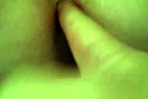 After a creampie, the dildo goes in and it's so gooey and messy