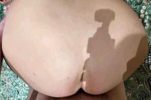 Beautiful iranian housewife gets bent over for big ass doggystyle.