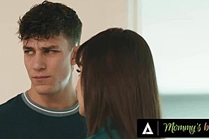 mommys boy - horny milf lexi luna fucks hung stepson next to husband.