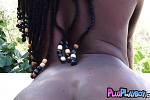 Big Ass Ebony Girl Poses Naked For Playboy