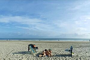 crazy stranger fucks my ass on the beach near coast guard