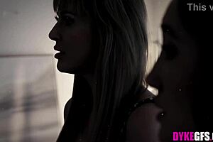 Blonde milf shaved pussy girl on girl in mansion