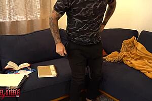 Masked MILF Burglar Ties Up And Blows