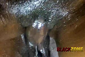 Willy Satisfies Step Mom In Bathroom