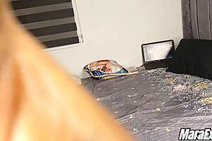 horny wife sucks dick in 69 with deepthroat and moaning