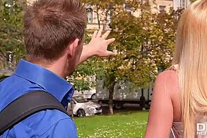 tourist samantha rone gets double dick pounding after sightseeing