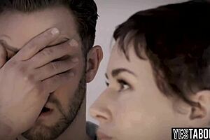 Big boobs milf nurse fucks paralysed patients husband