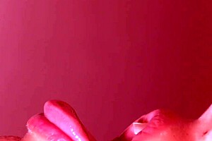 young stepmom gives intense blowjob close up