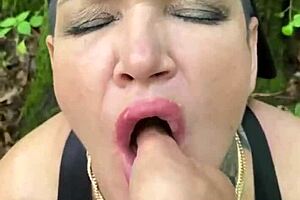 milf offers big ass in woods for hot anal sex