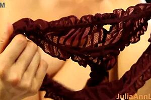 Julia Ann's Huge Boobs Bounce While She Fingers Her Pussy?