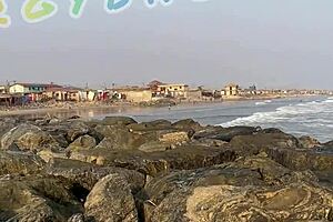 Couple flashes at public bar and beach