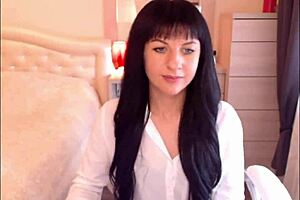 Small tit brunette Helga Muah aka Jessy sexy strip and tease